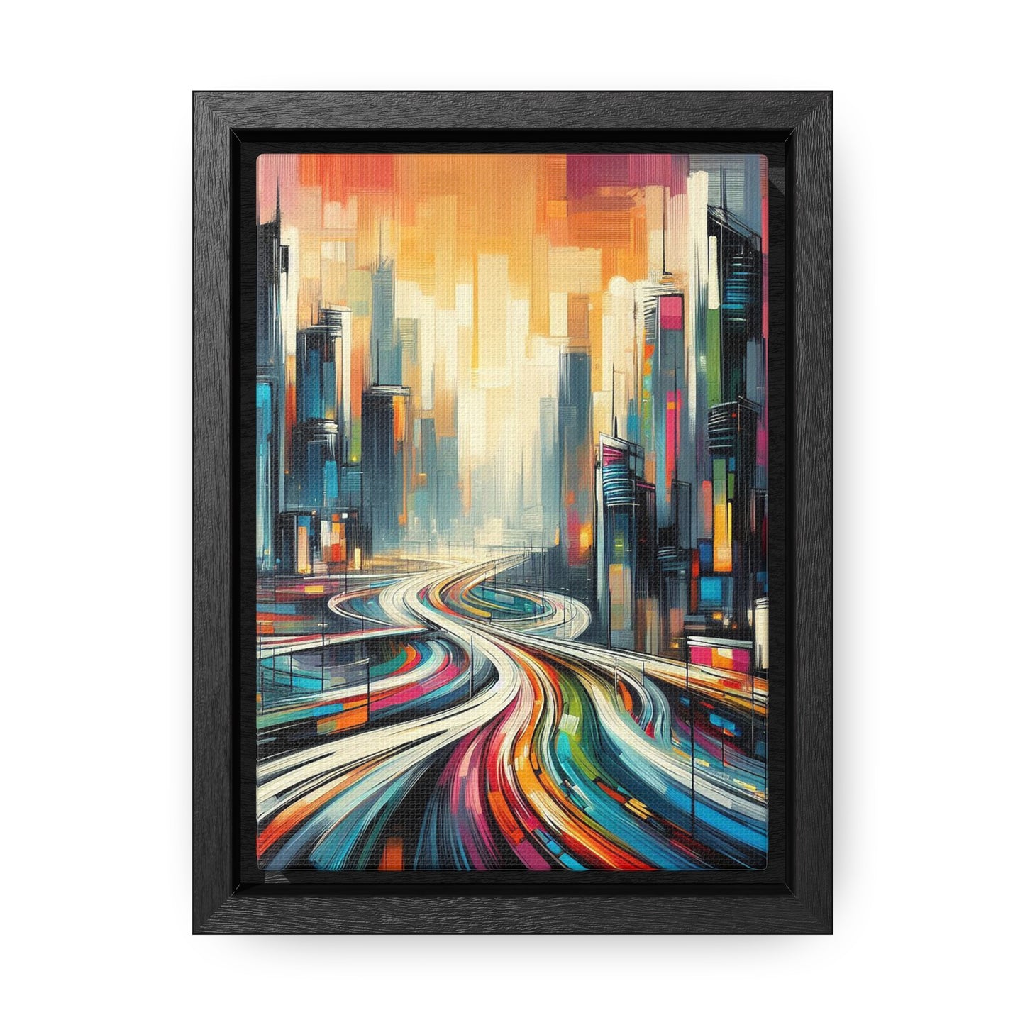 The Elysian Metropolis- Gallery Canvas Wraps, Vertical Frame