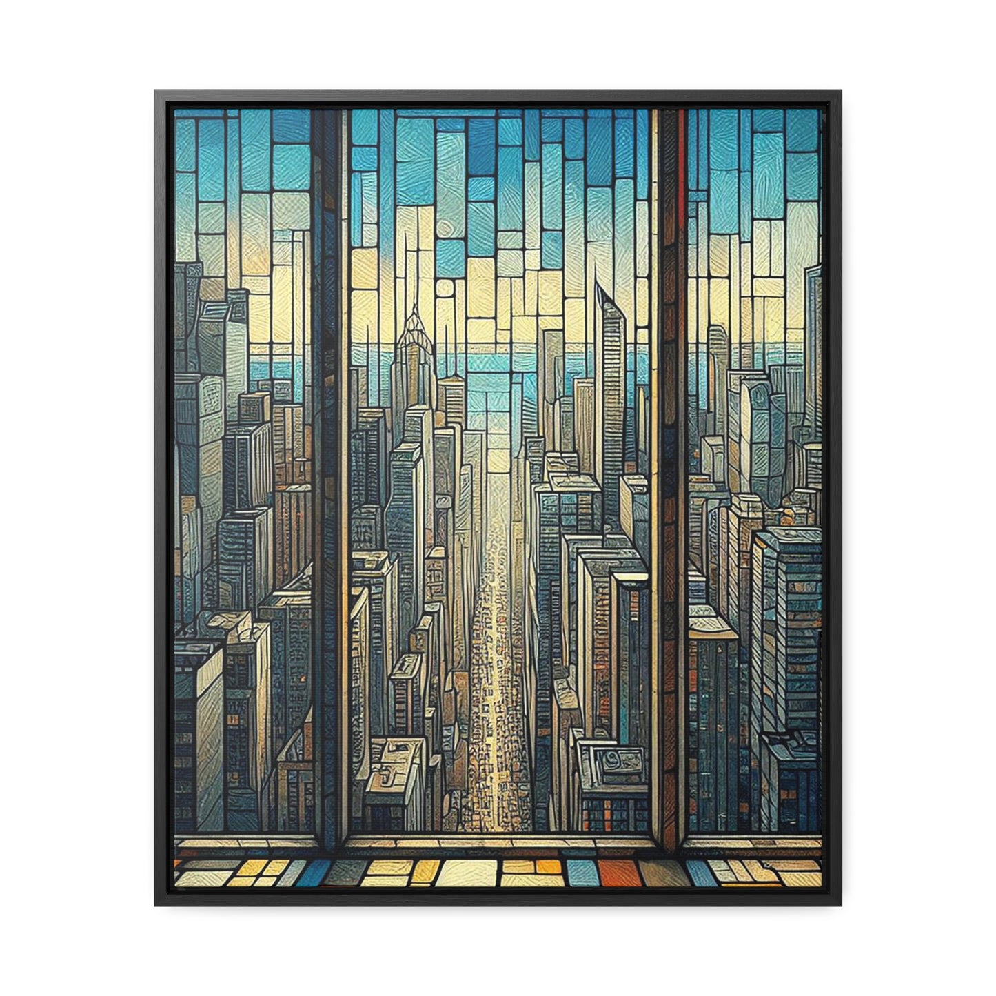 Canvas Wraps, The Stained Cityscape