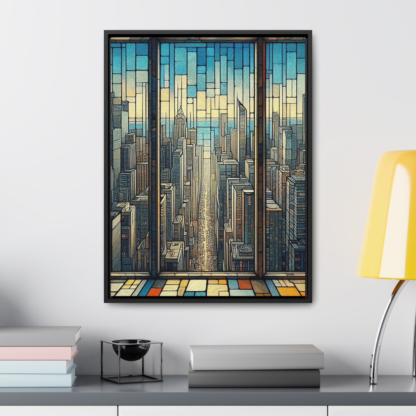 Canvas Wraps, The Stained Cityscape