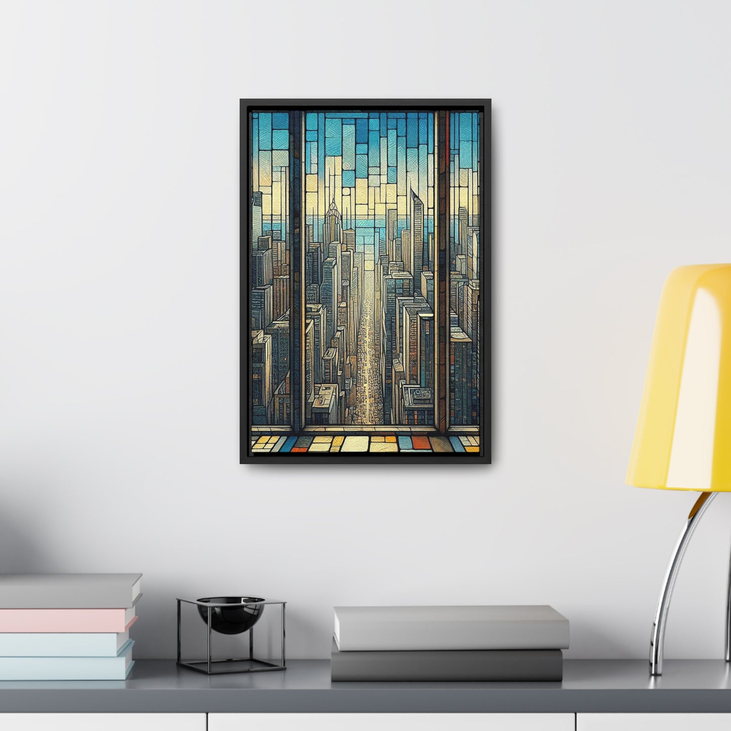 Canvas Wraps, The Stained Cityscape