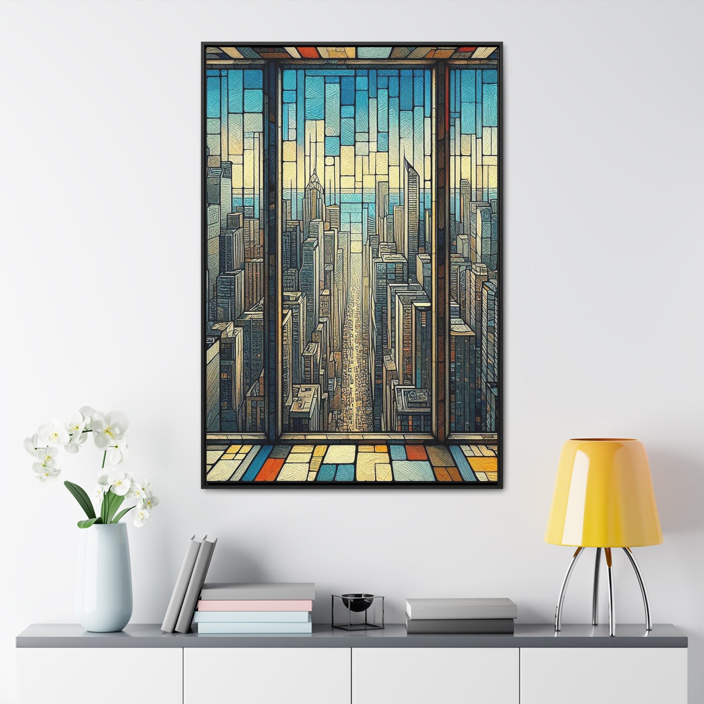 Canvas Wraps, The Stained Cityscape