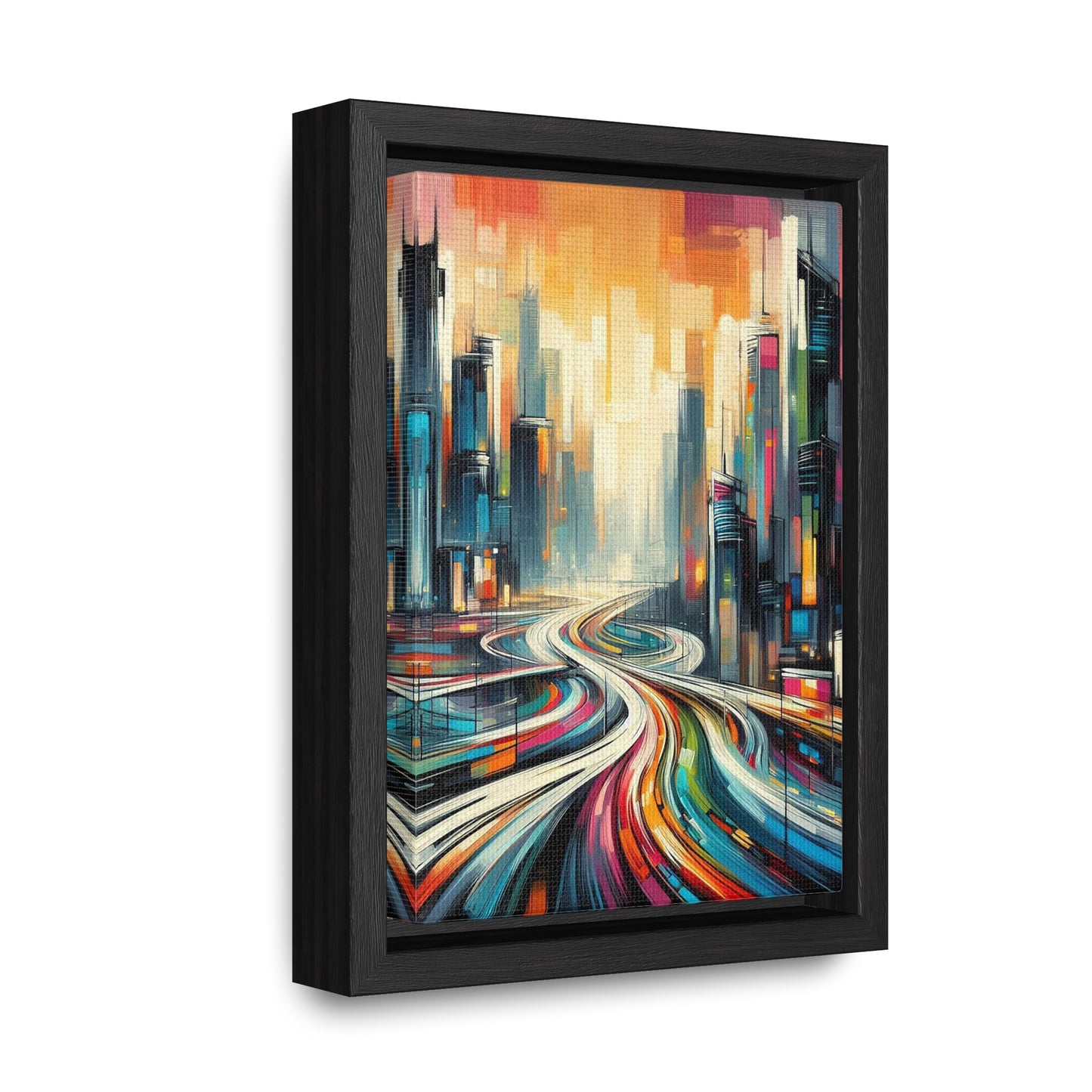 The Elysian Metropolis- Gallery Canvas Wraps, Vertical Frame