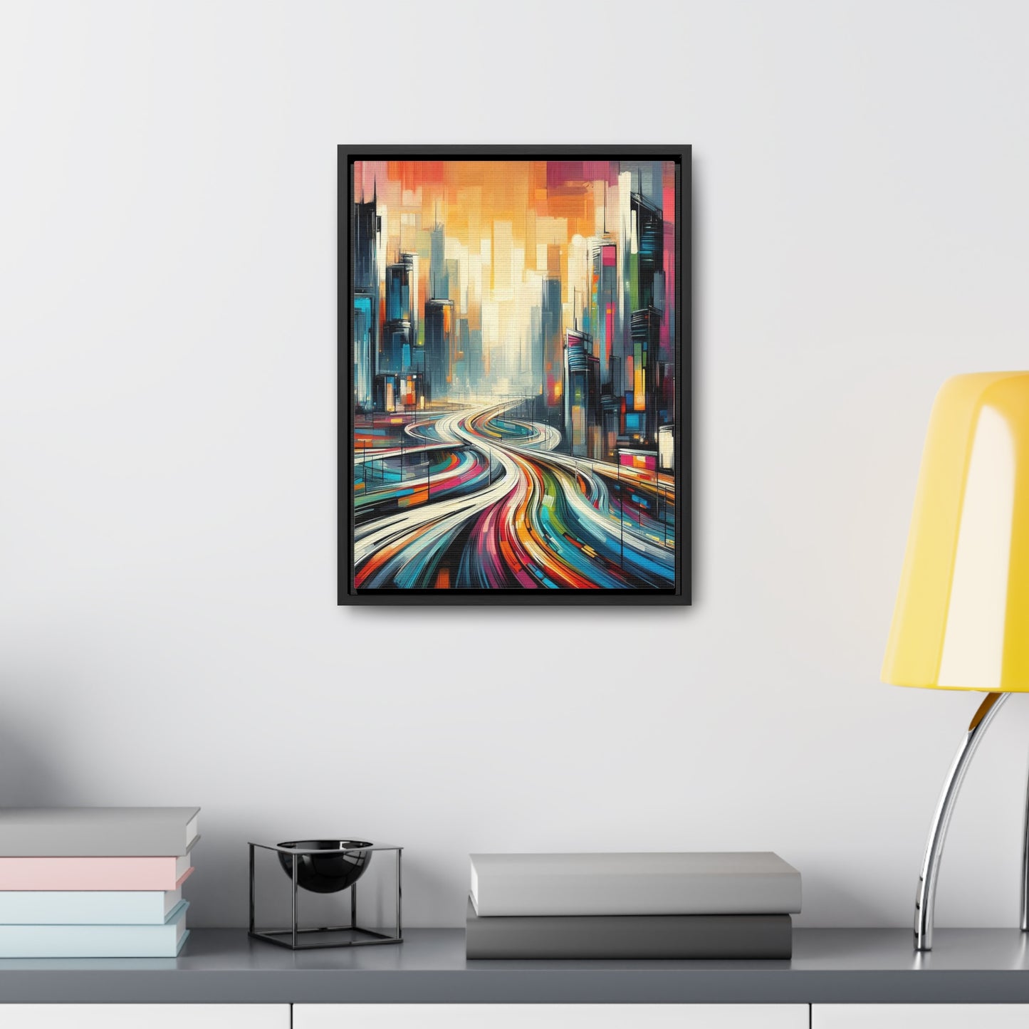 The Elysian Metropolis- Gallery Canvas Wraps, Vertical Frame