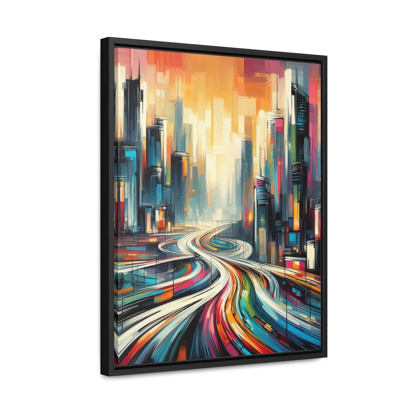 The Elysian Metropolis- Gallery Canvas Wraps, Vertical Frame