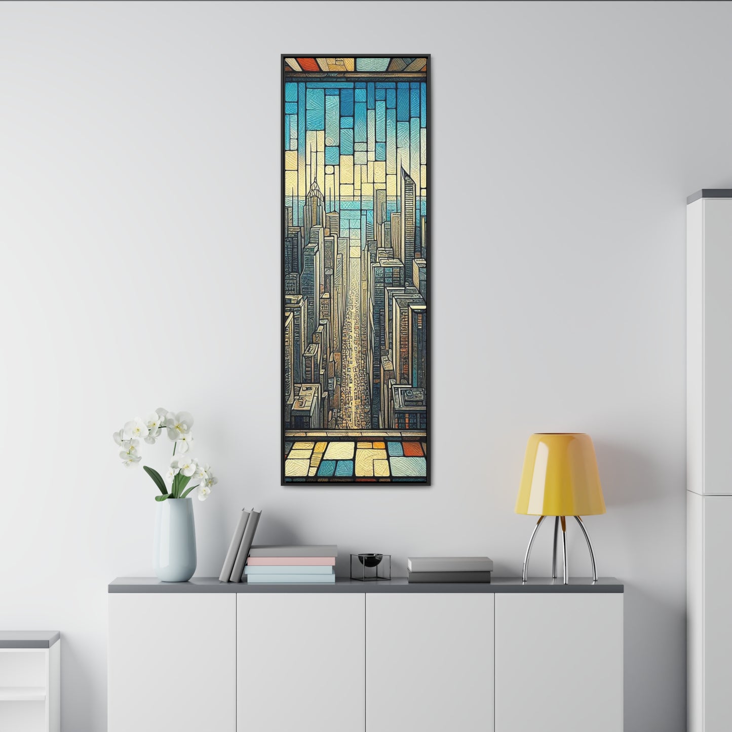 Canvas Wraps, The Stained Cityscape