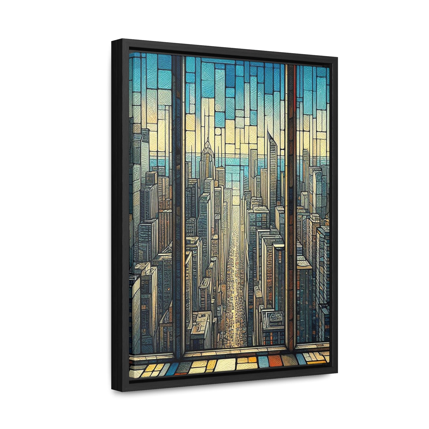 Canvas Wraps, The Stained Cityscape