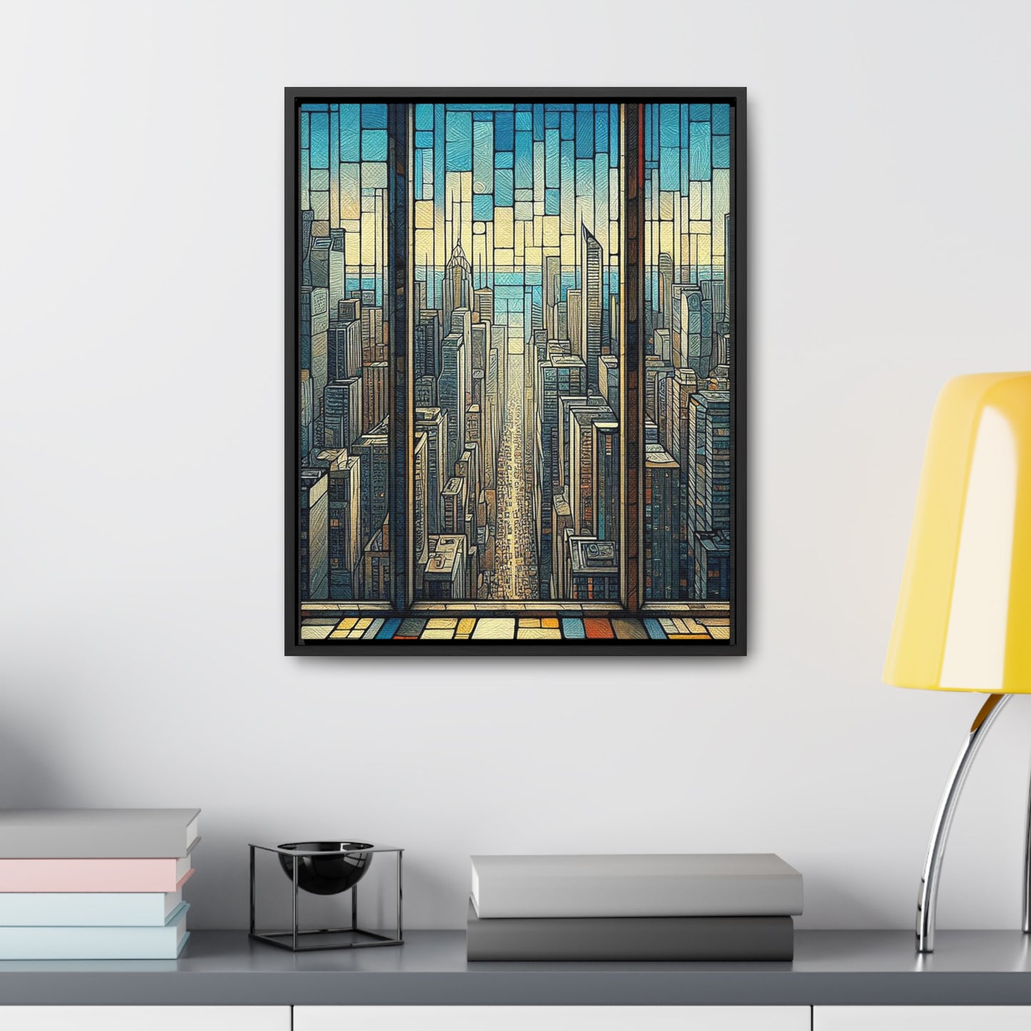 Canvas Wraps, The Stained Cityscape