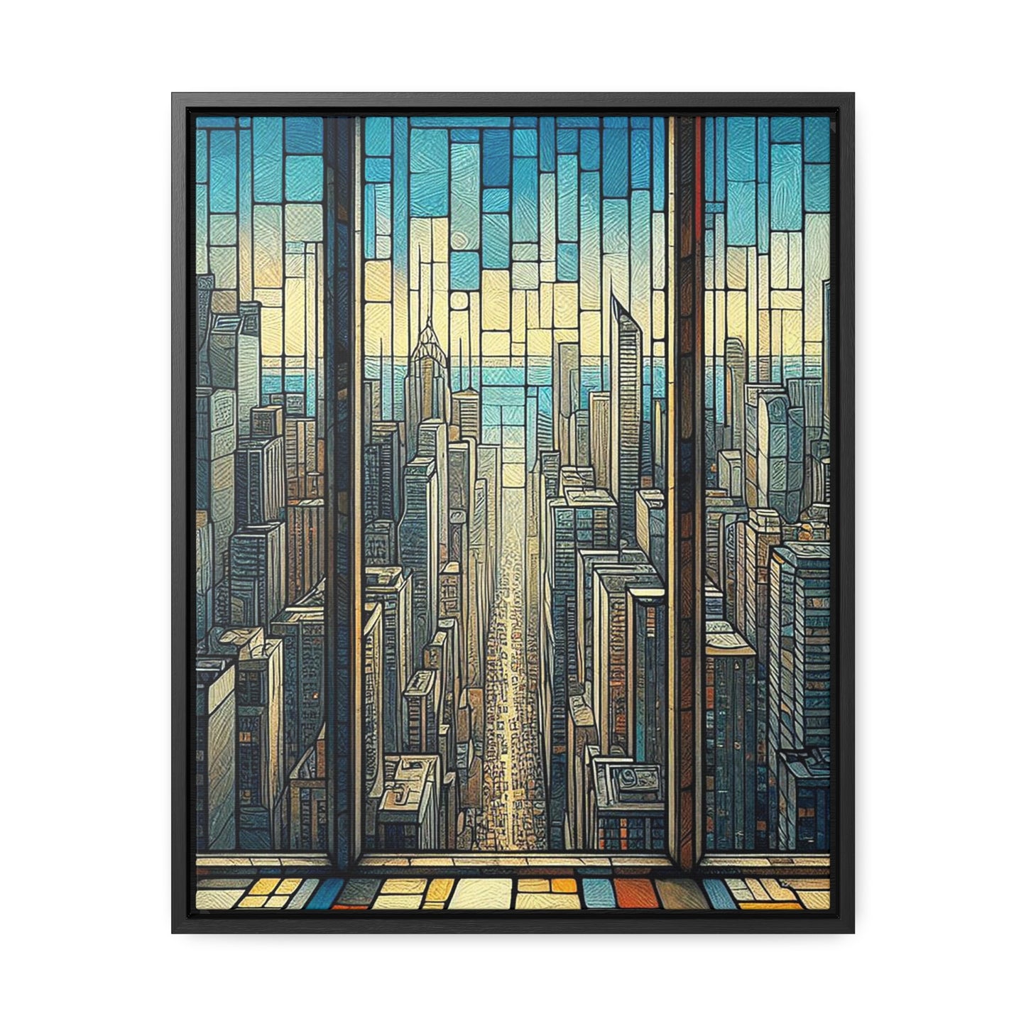 Canvas Wraps, The Stained Cityscape