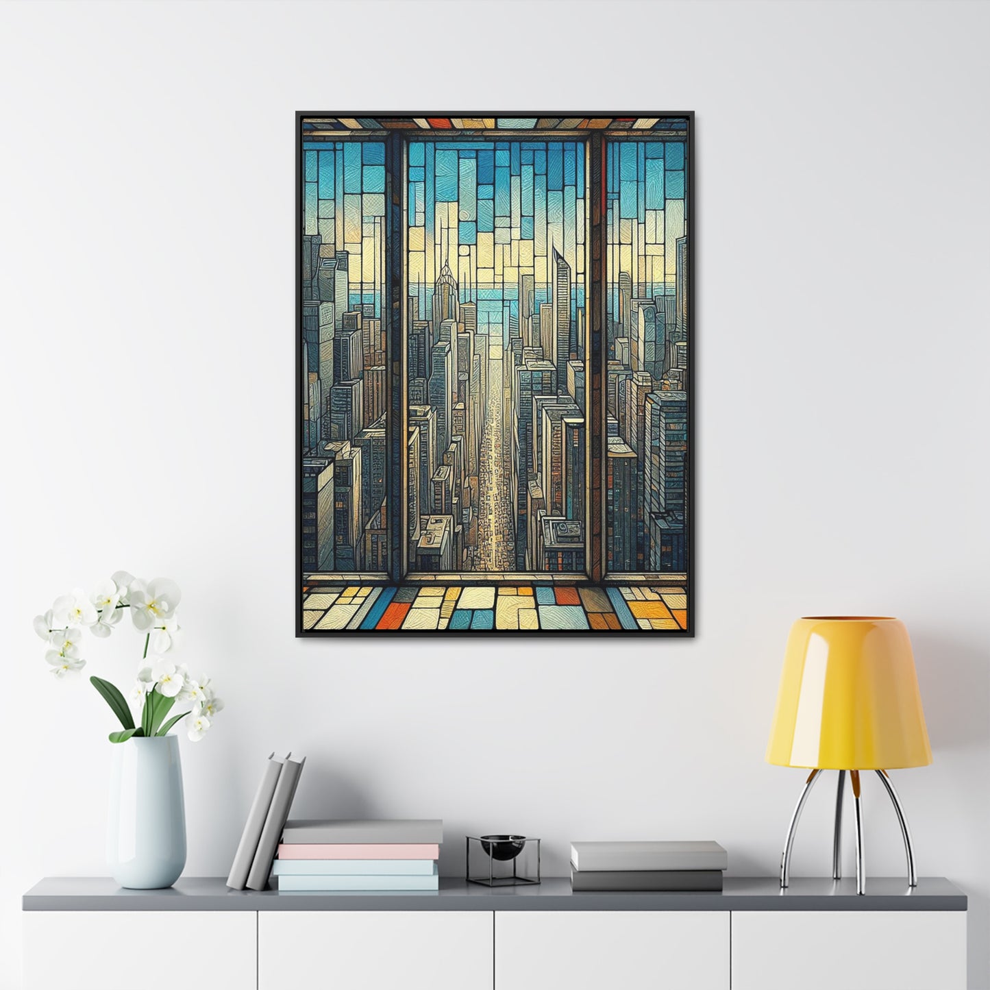 Canvas Wraps, The Stained Cityscape