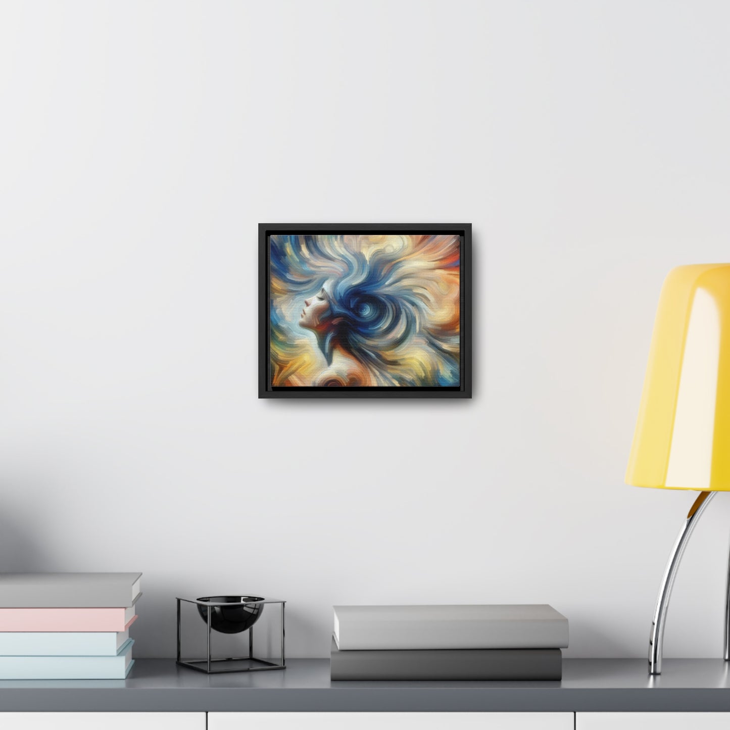 Spinning Woman Abstract Impressionist Painting - Gallery Canvas Wraps, Horizontal Frame