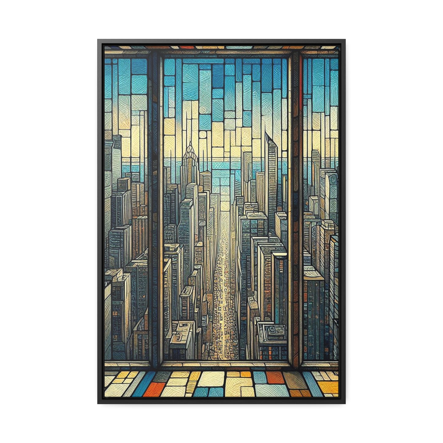 Canvas Wraps, The Stained Cityscape