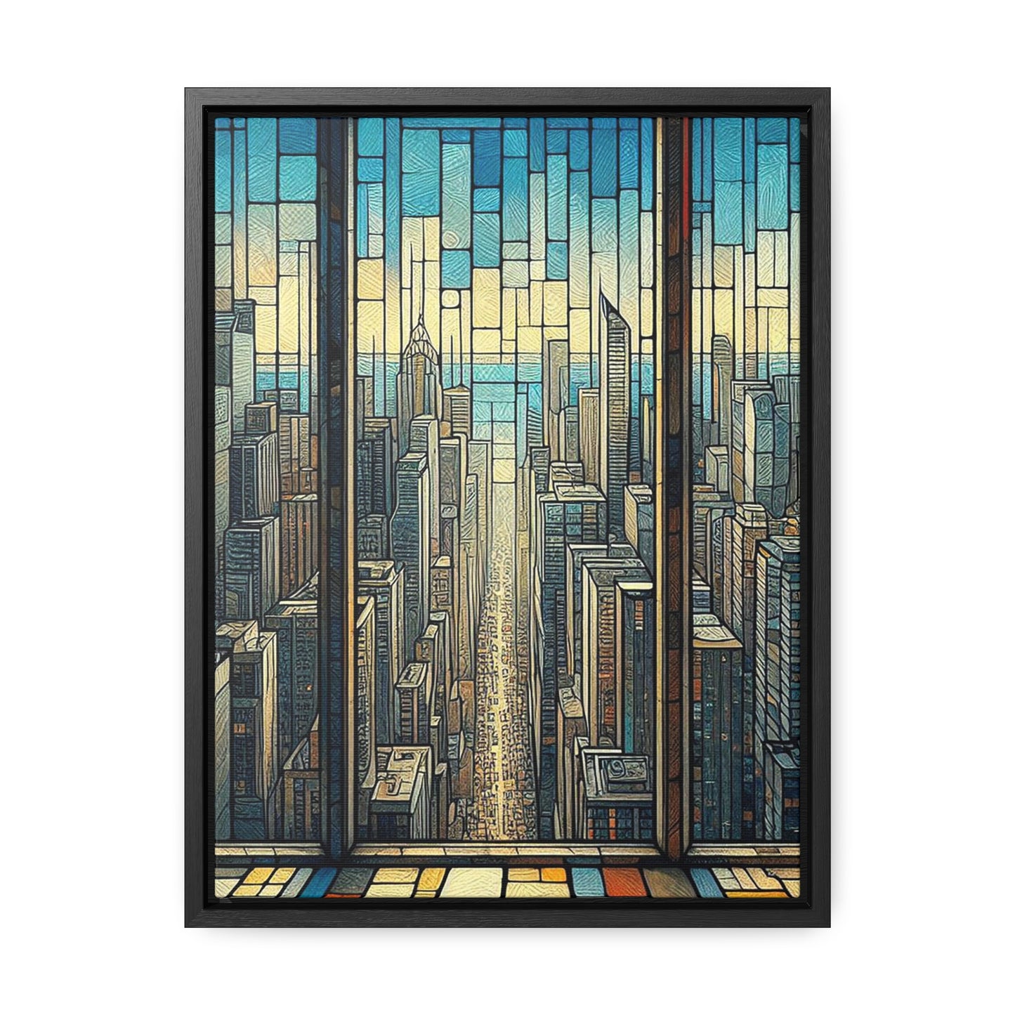 Canvas Wraps, The Stained Cityscape