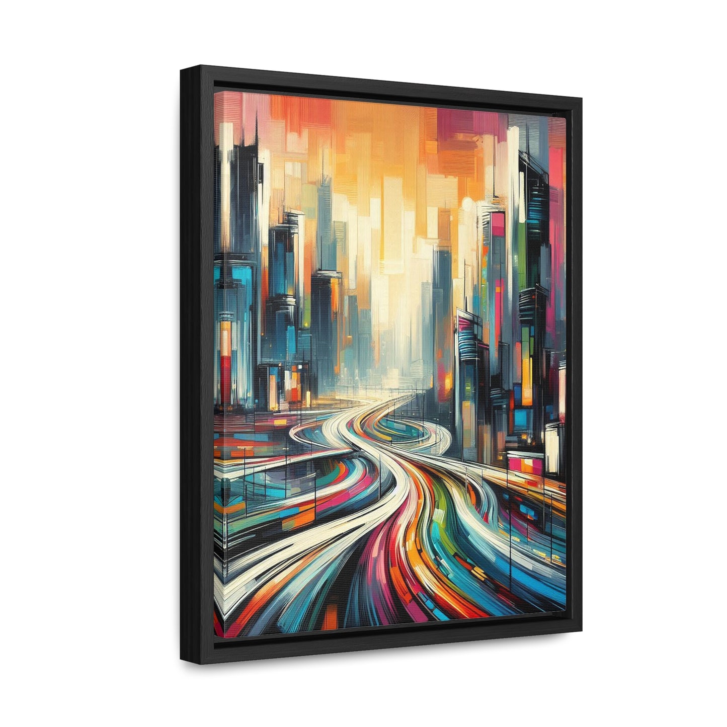 The Elysian Metropolis- Gallery Canvas Wraps, Vertical Frame