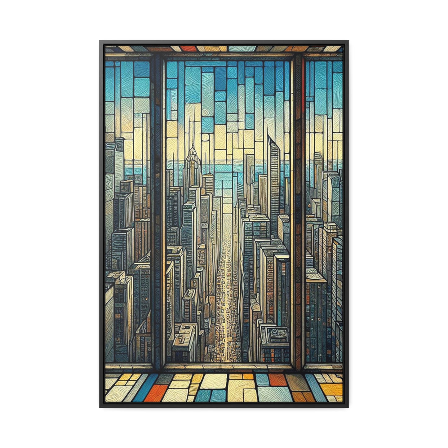 Canvas Wraps, The Stained Cityscape