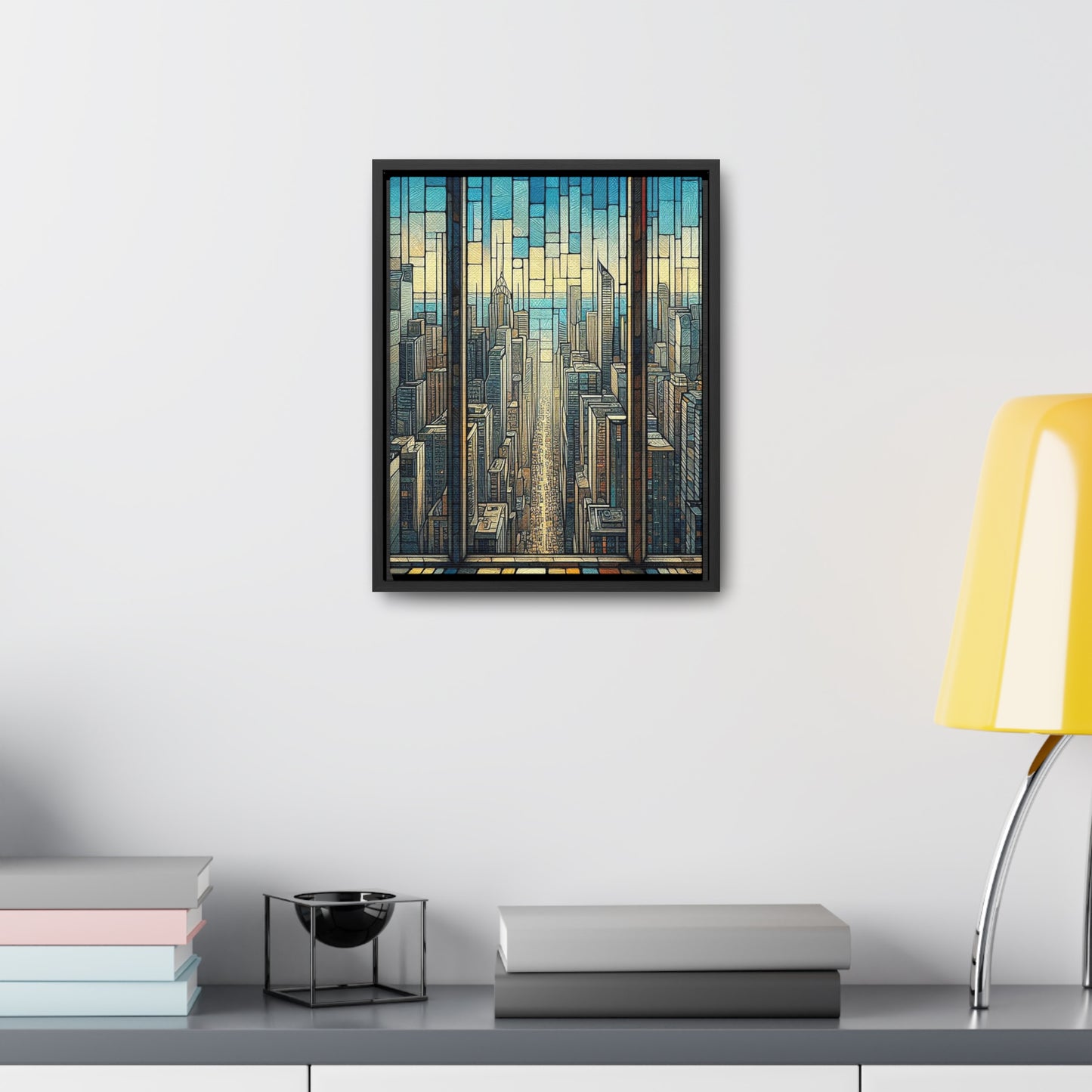 Canvas Wraps, The Stained Cityscape