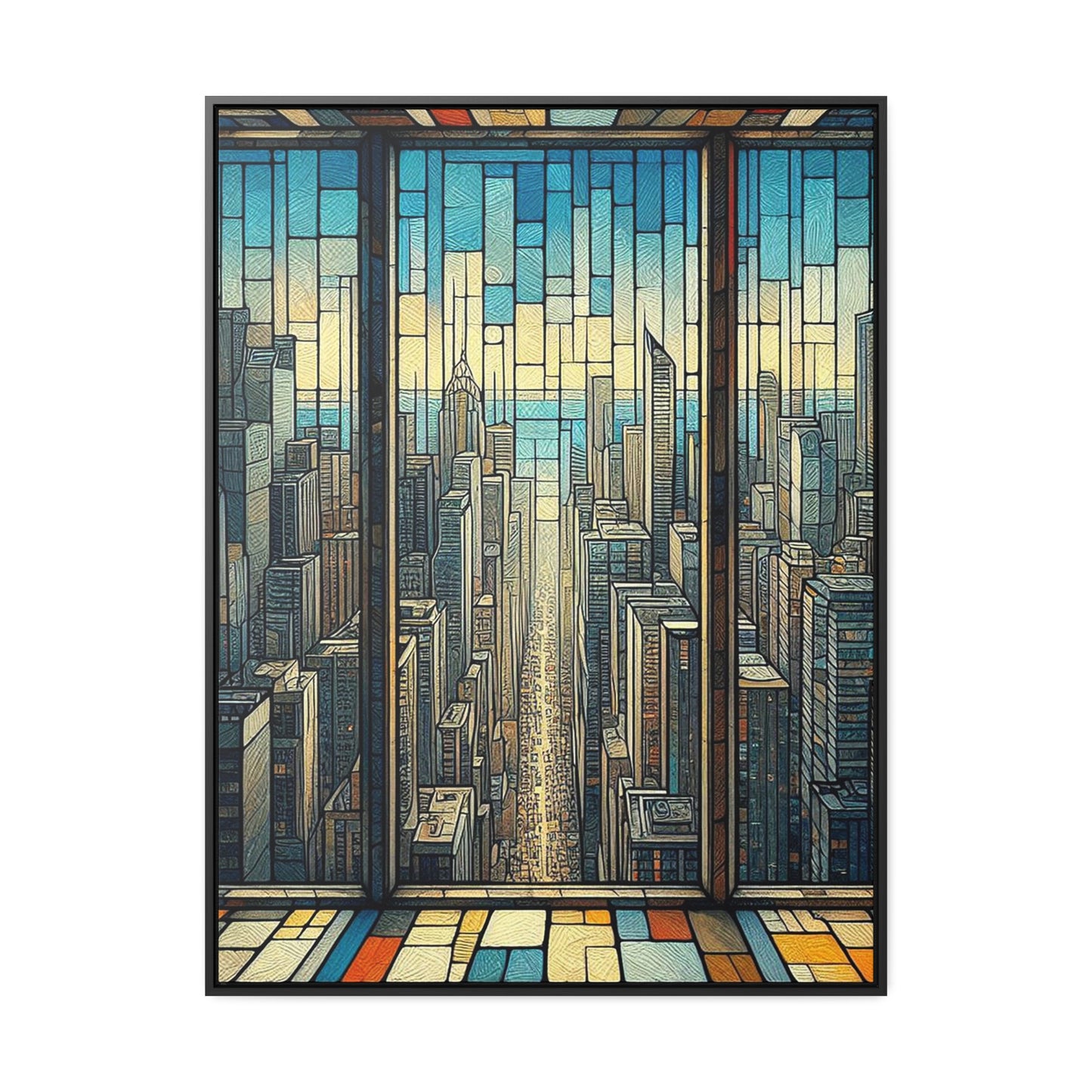 Canvas Wraps, The Stained Cityscape