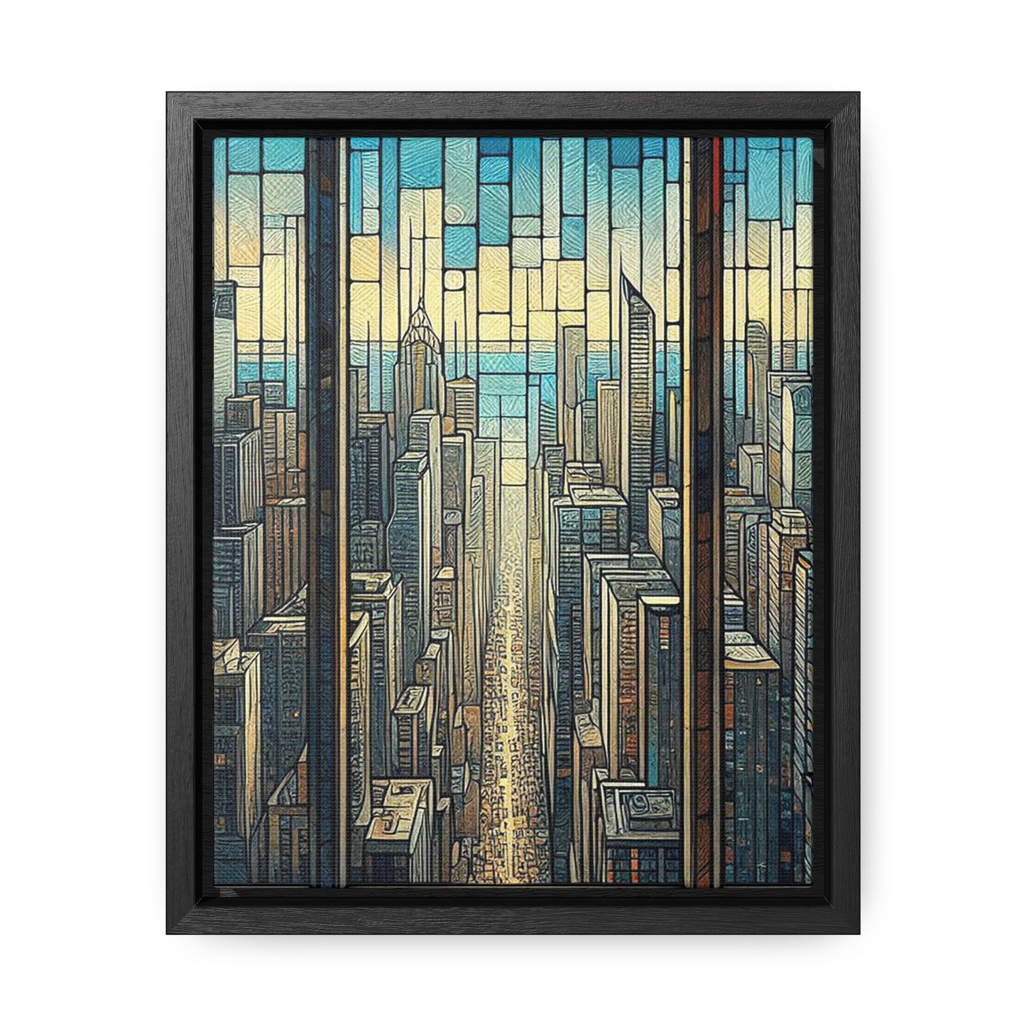 Canvas Wraps, The Stained Cityscape