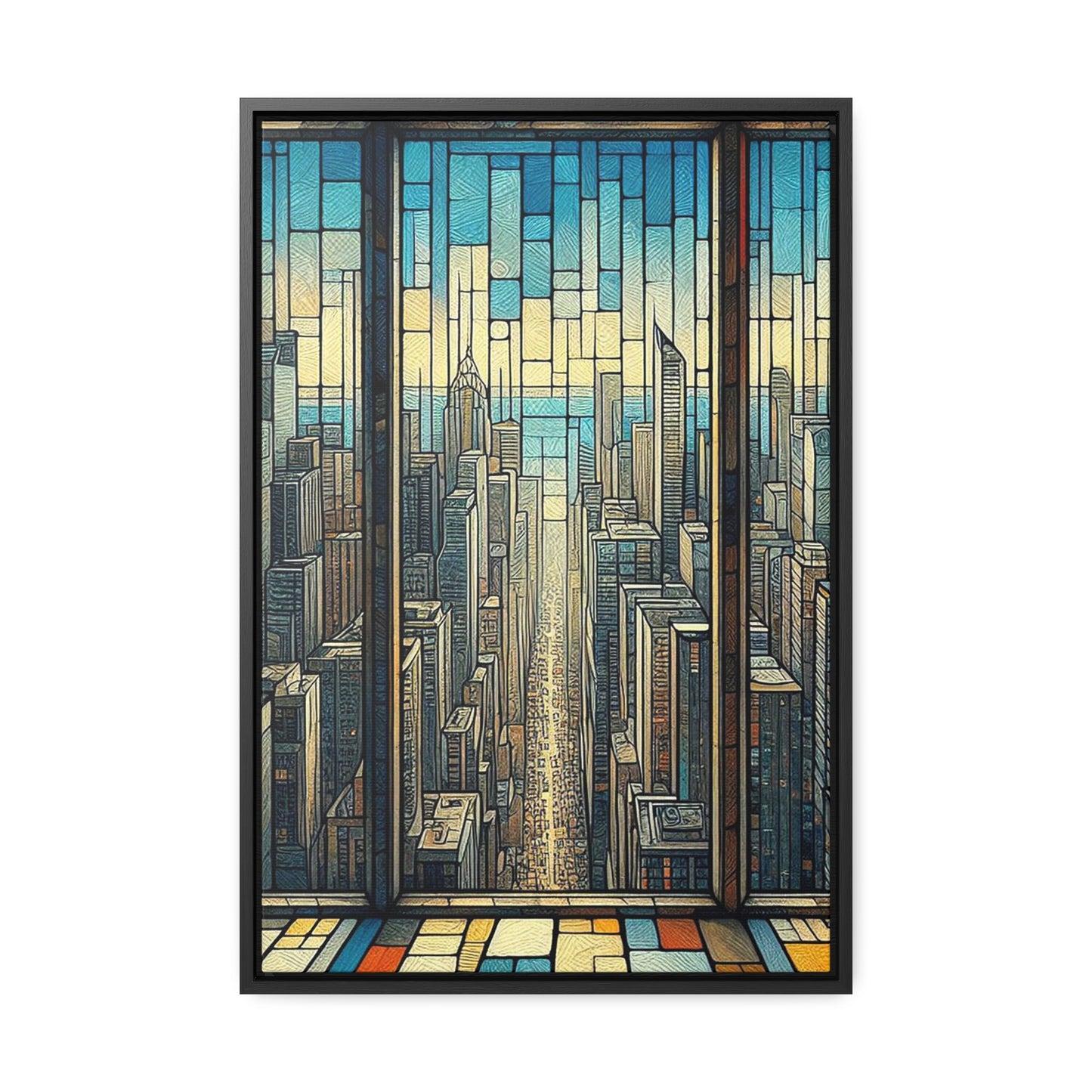 Canvas Wraps, The Stained Cityscape