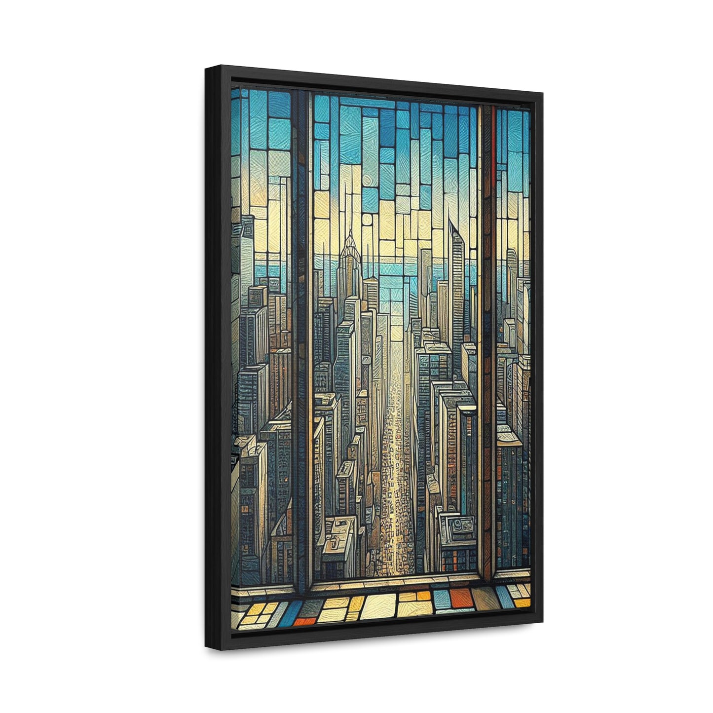 Canvas Wraps, The Stained Cityscape