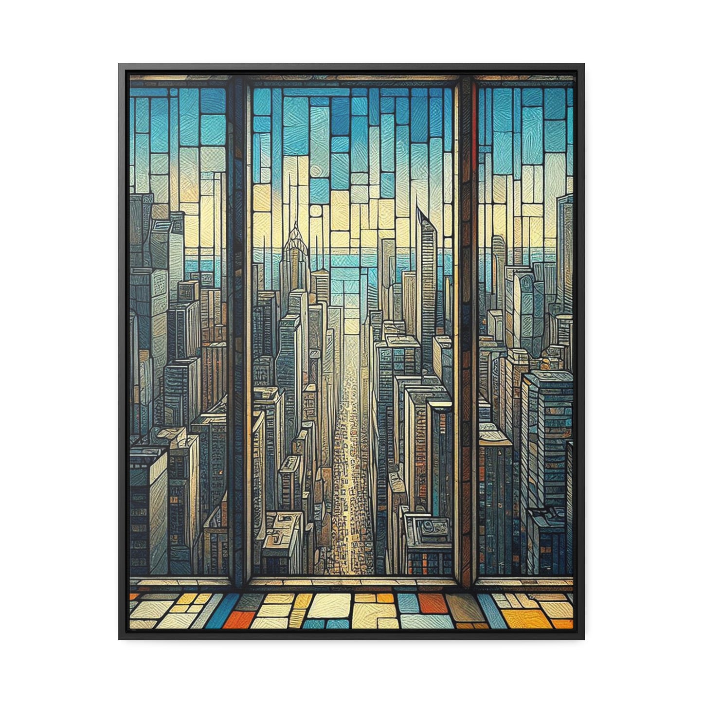 Canvas Wraps, The Stained Cityscape