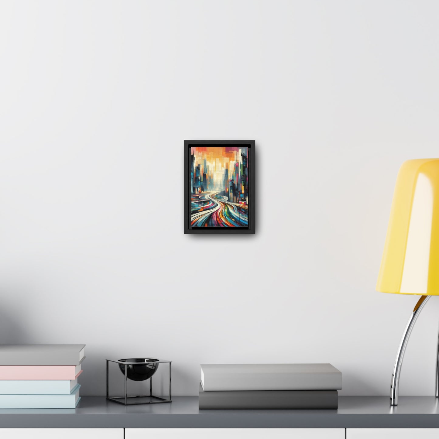 The Elysian Metropolis- Gallery Canvas Wraps, Vertical Frame