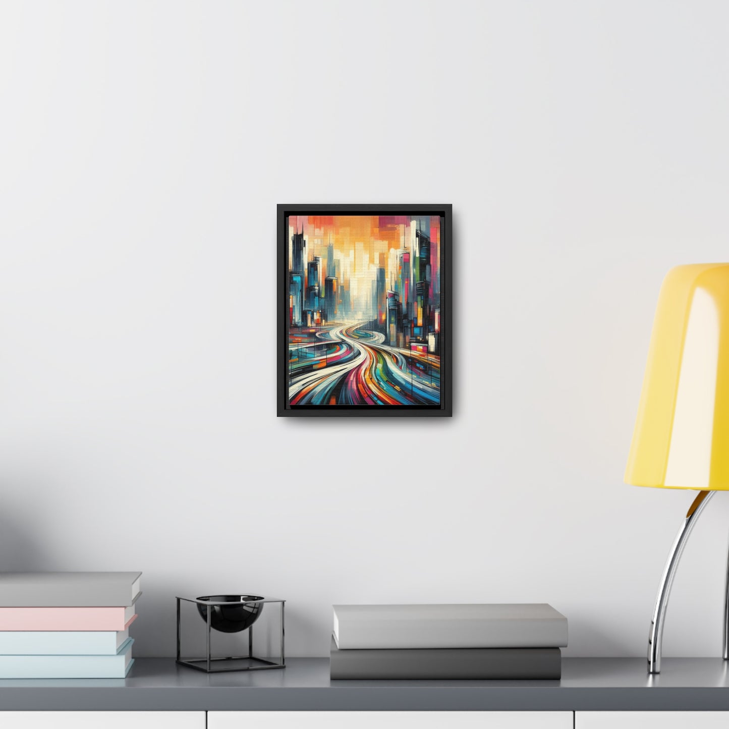 The Elysian Metropolis- Gallery Canvas Wraps, Vertical Frame