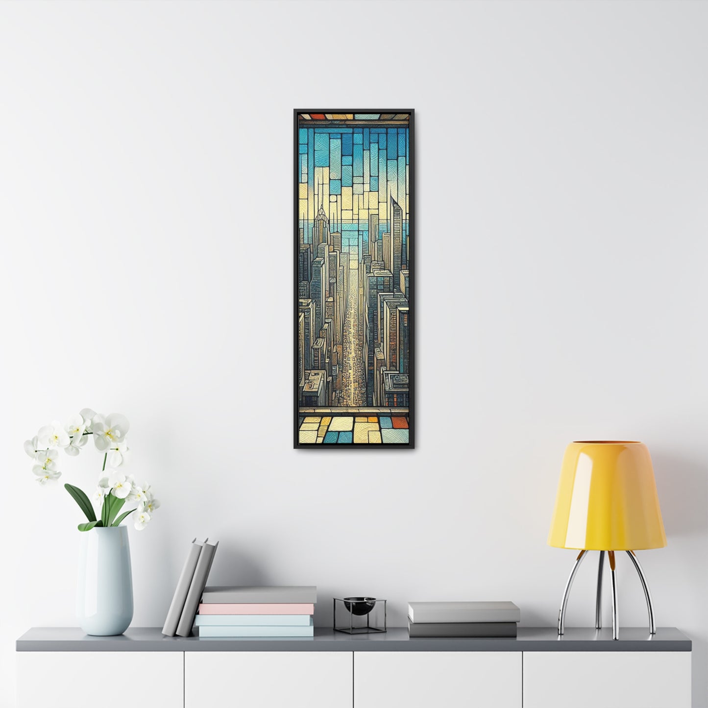 Canvas Wraps, The Stained Cityscape