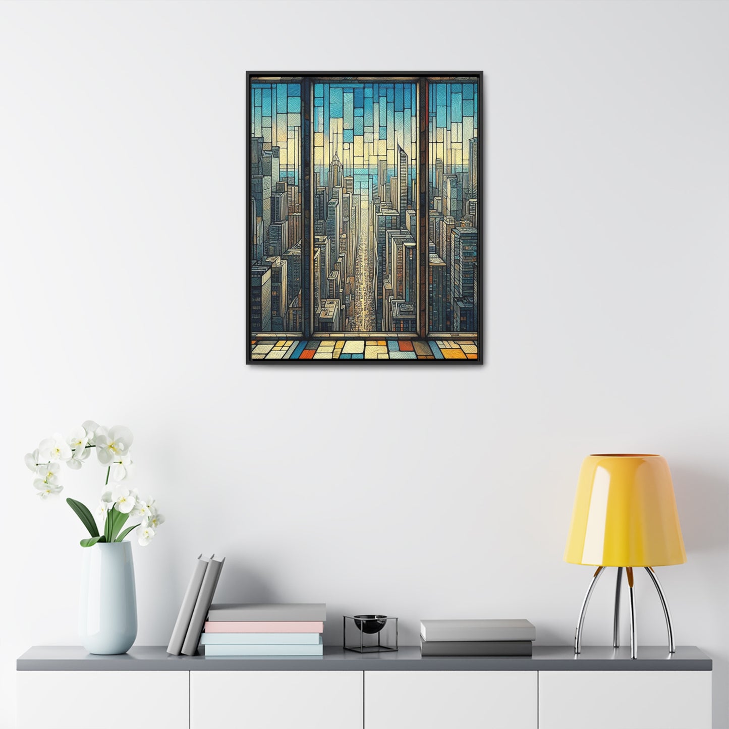 Canvas Wraps, The Stained Cityscape