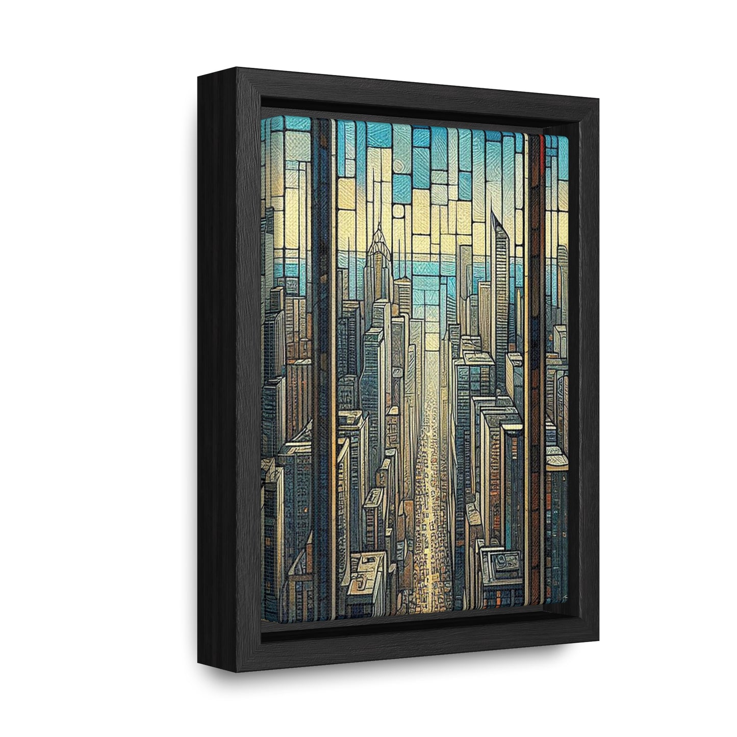 Canvas Wraps, The Stained Cityscape