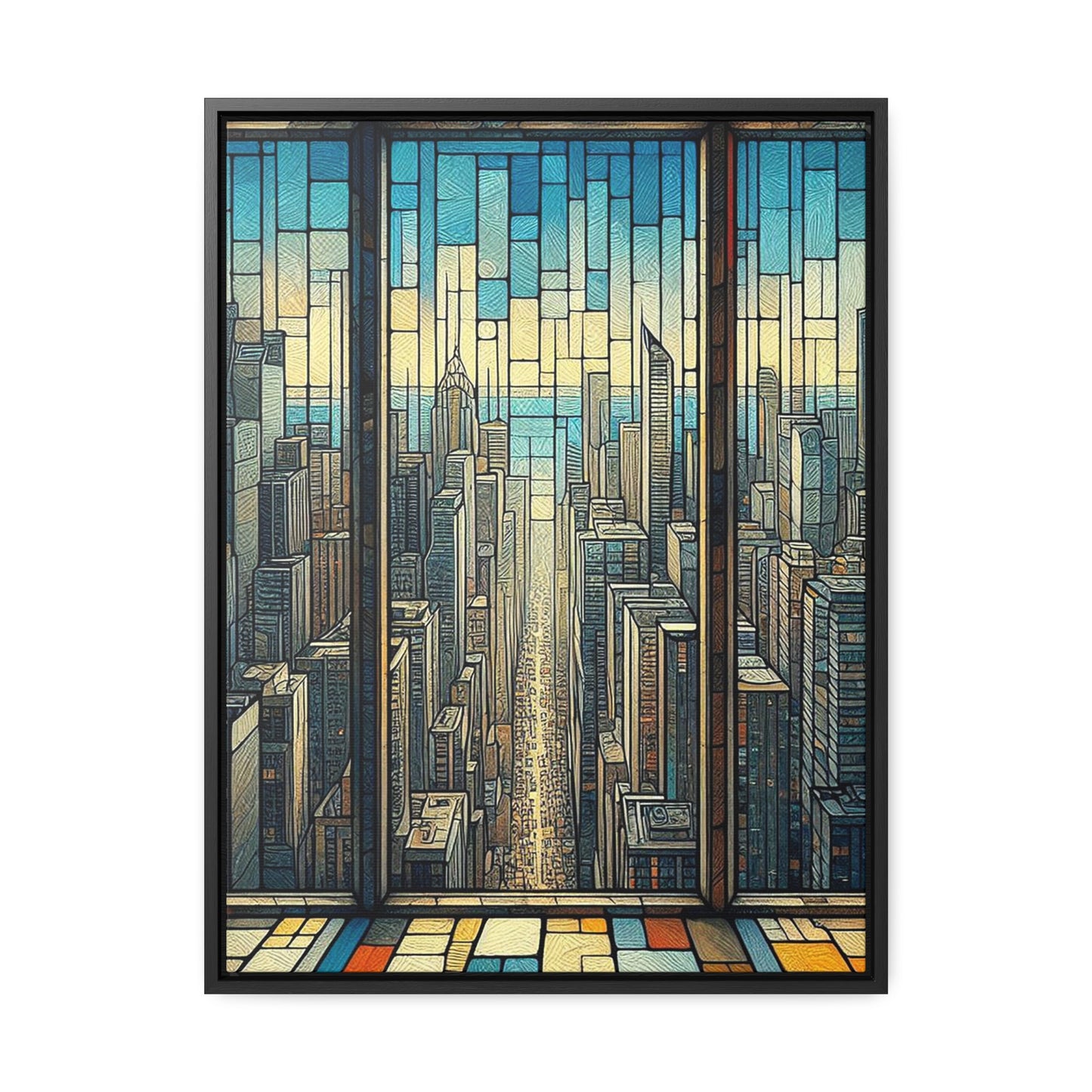 Canvas Wraps, The Stained Cityscape