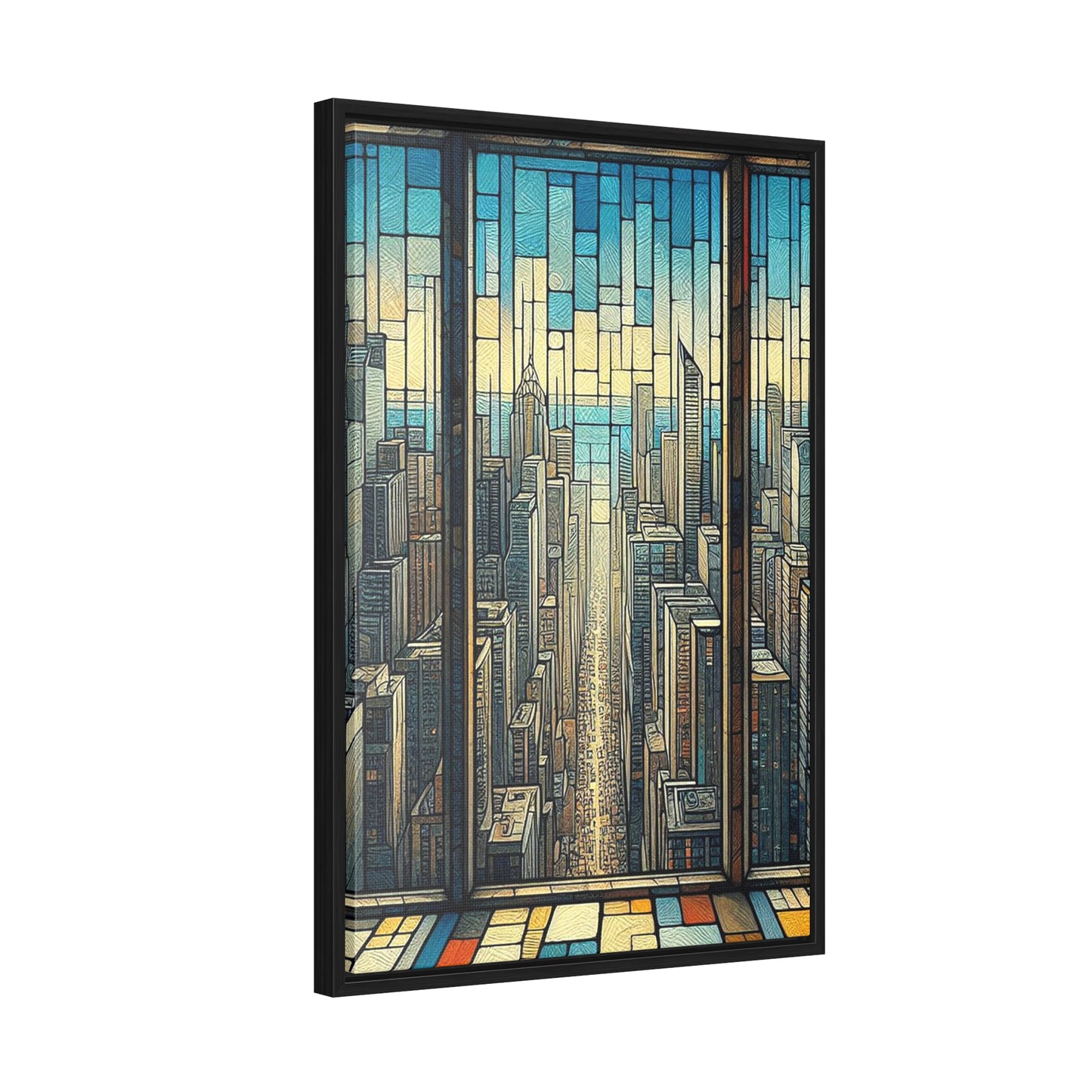 Canvas Wraps, The Stained Cityscape