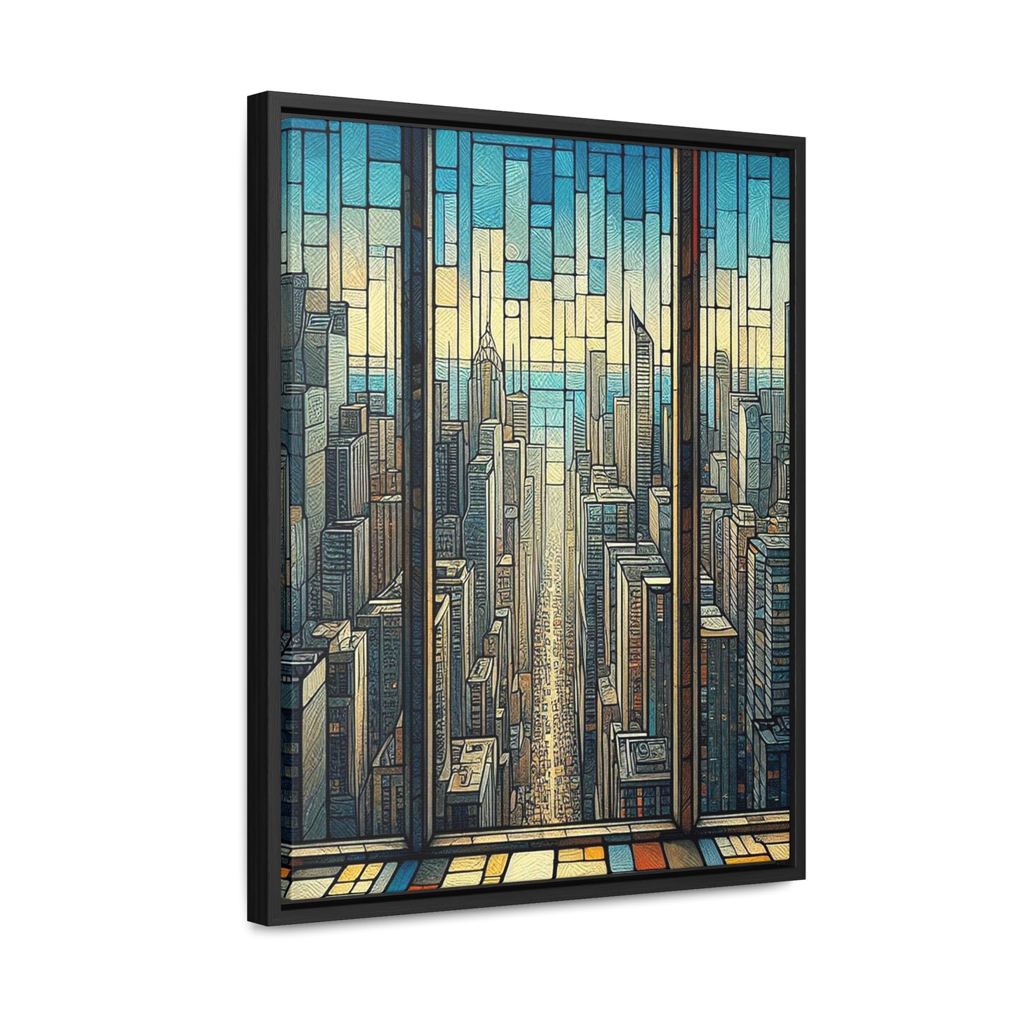 Canvas Wraps, The Stained Cityscape