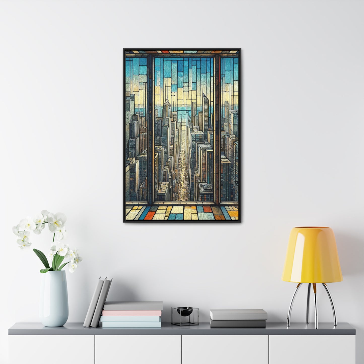 Canvas Wraps, The Stained Cityscape