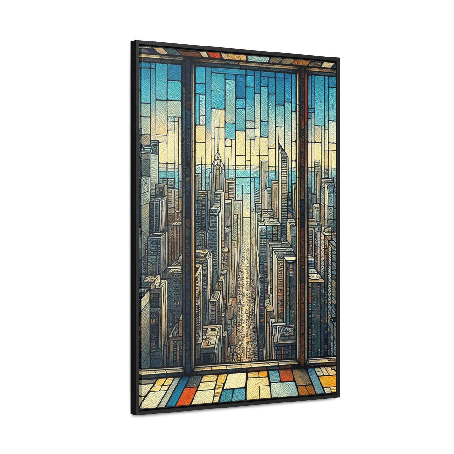 Canvas Wraps, The Stained Cityscape