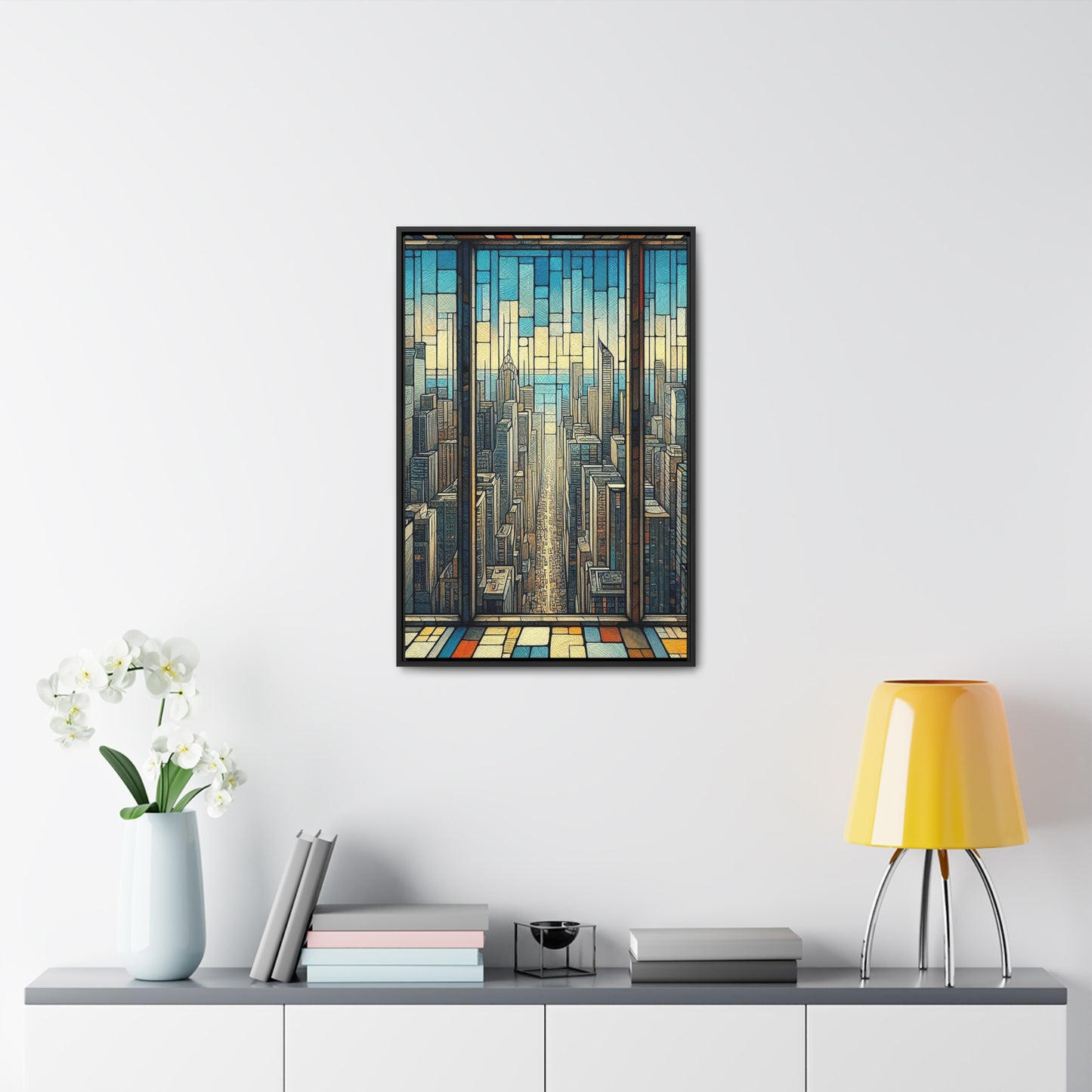 Canvas Wraps, The Stained Cityscape