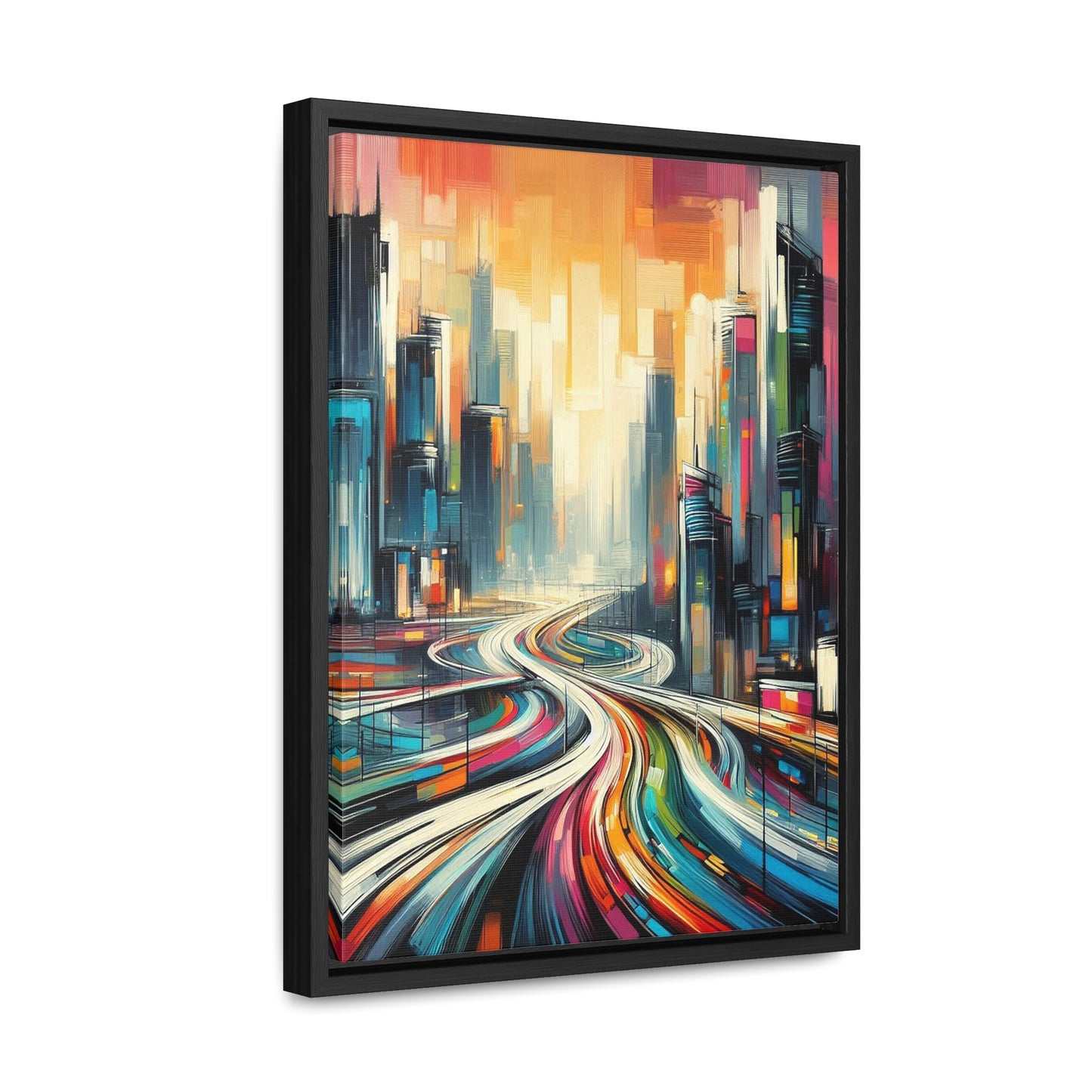 The Elysian Metropolis- Gallery Canvas Wraps, Vertical Frame