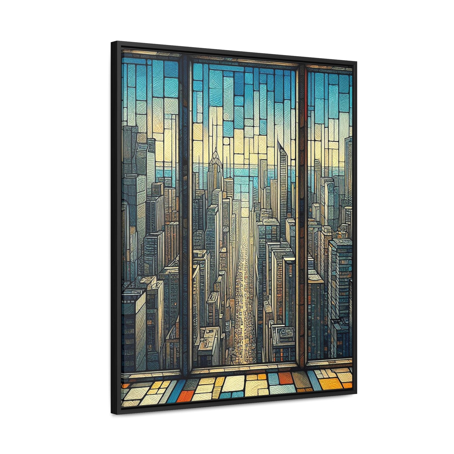 Canvas Wraps, The Stained Cityscape