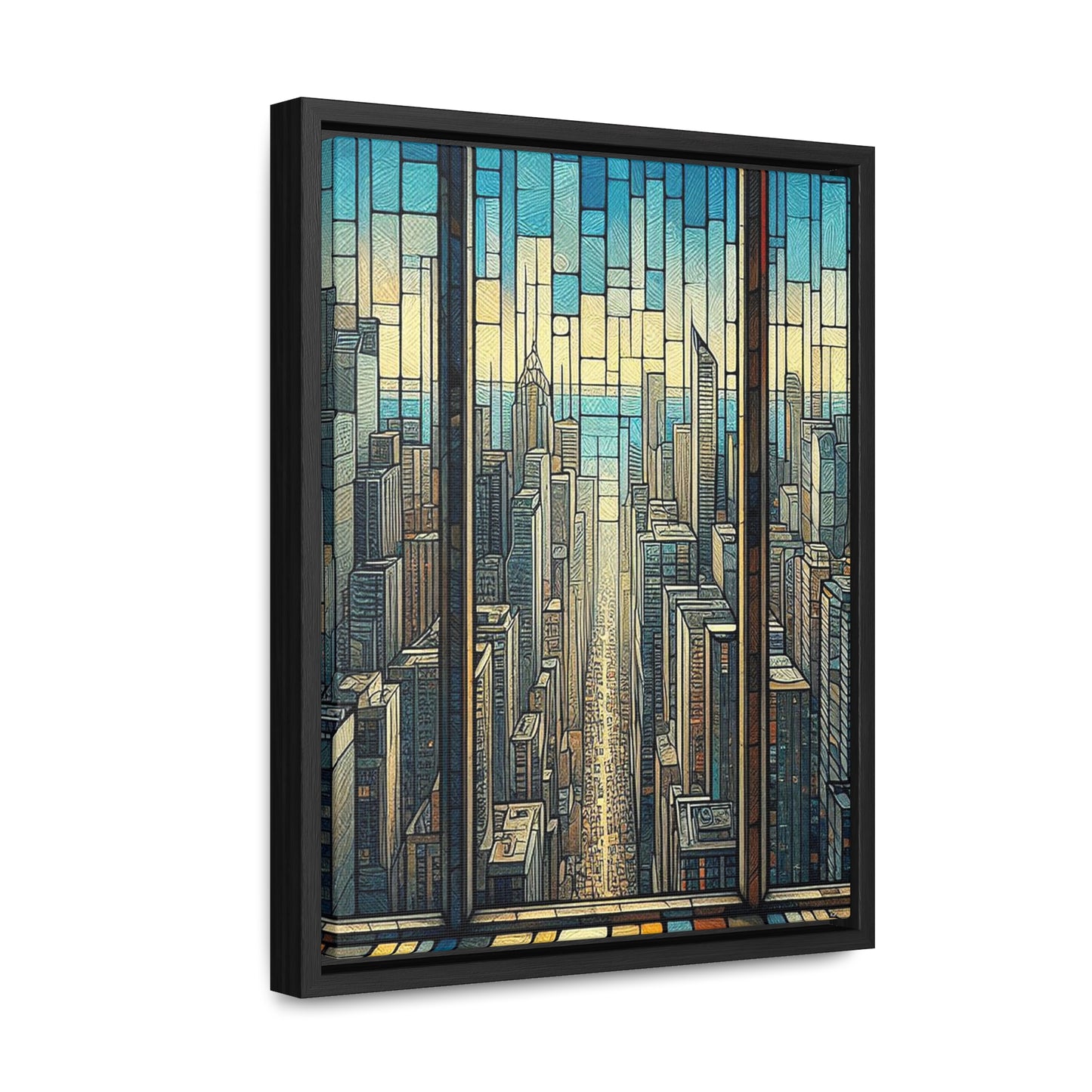 Canvas Wraps, The Stained Cityscape