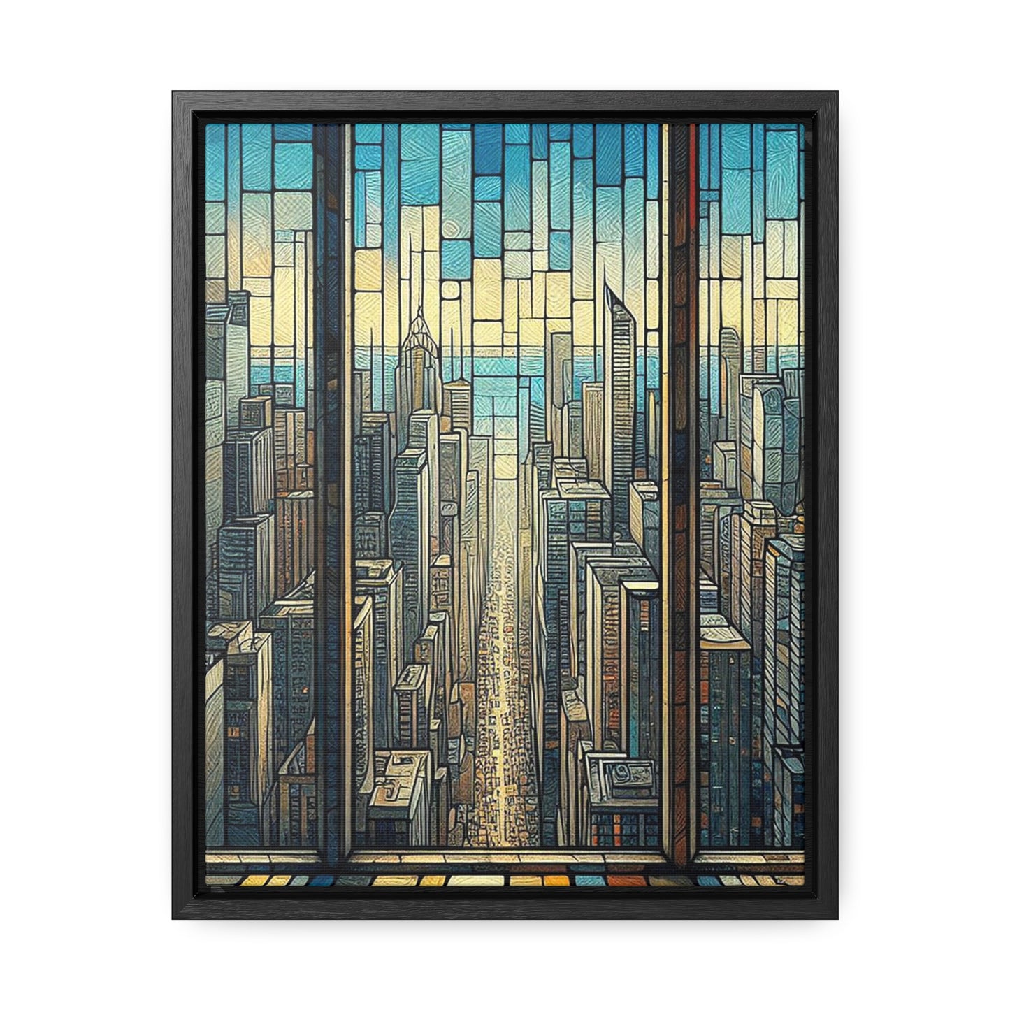 Canvas Wraps, The Stained Cityscape