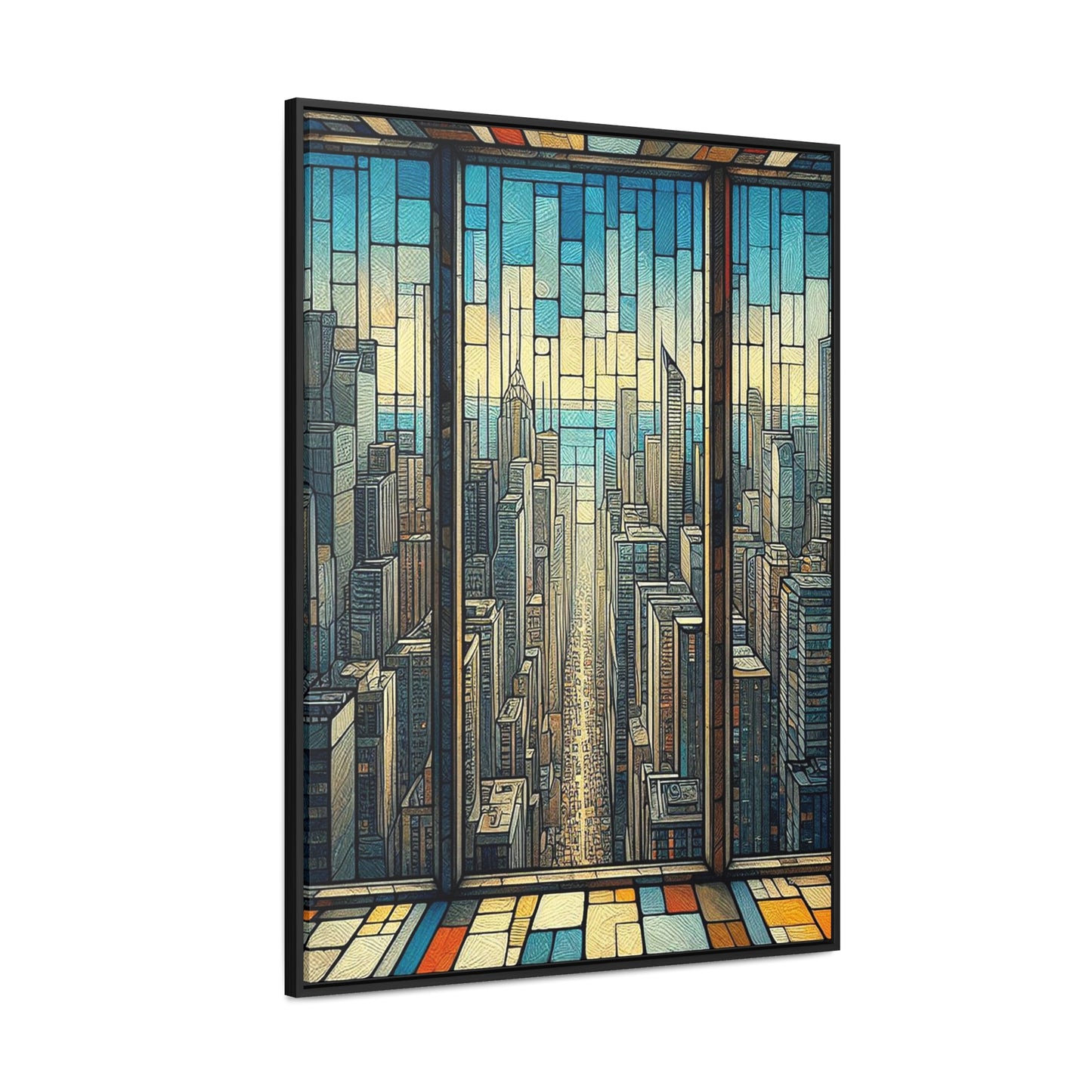 Canvas Wraps, The Stained Cityscape