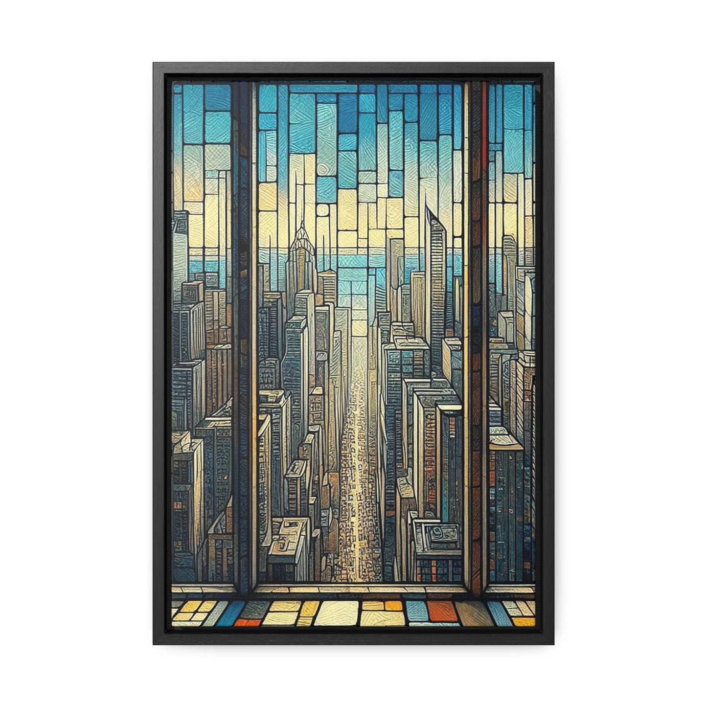 Canvas Wraps, The Stained Cityscape