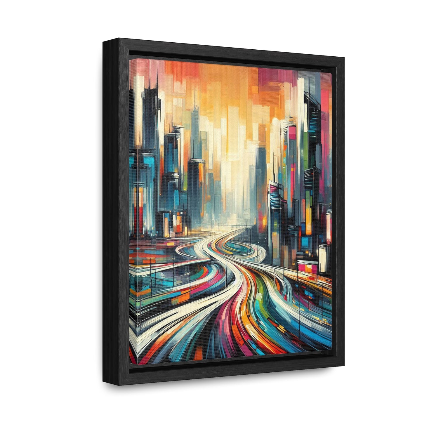 The Elysian Metropolis- Gallery Canvas Wraps, Vertical Frame