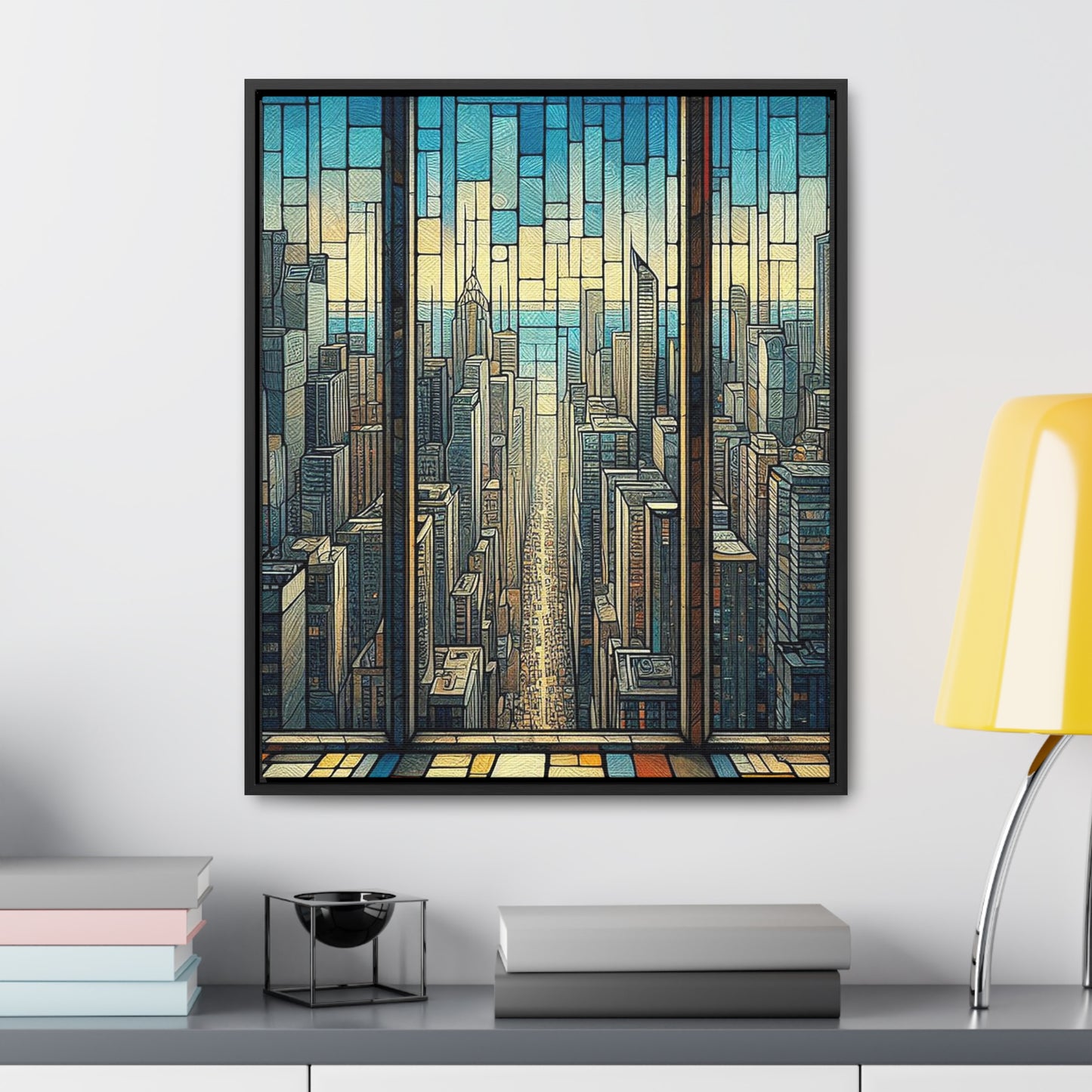 Canvas Wraps, The Stained Cityscape