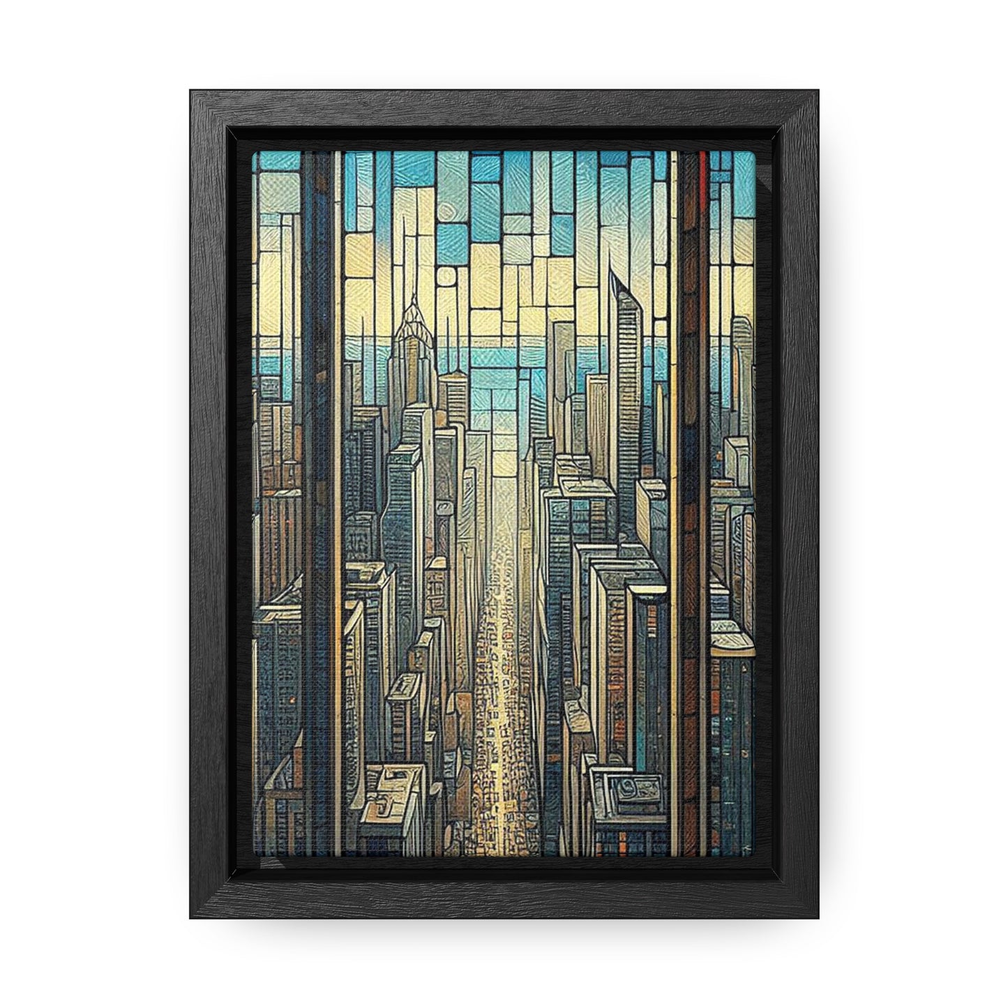 Canvas Wraps, The Stained Cityscape