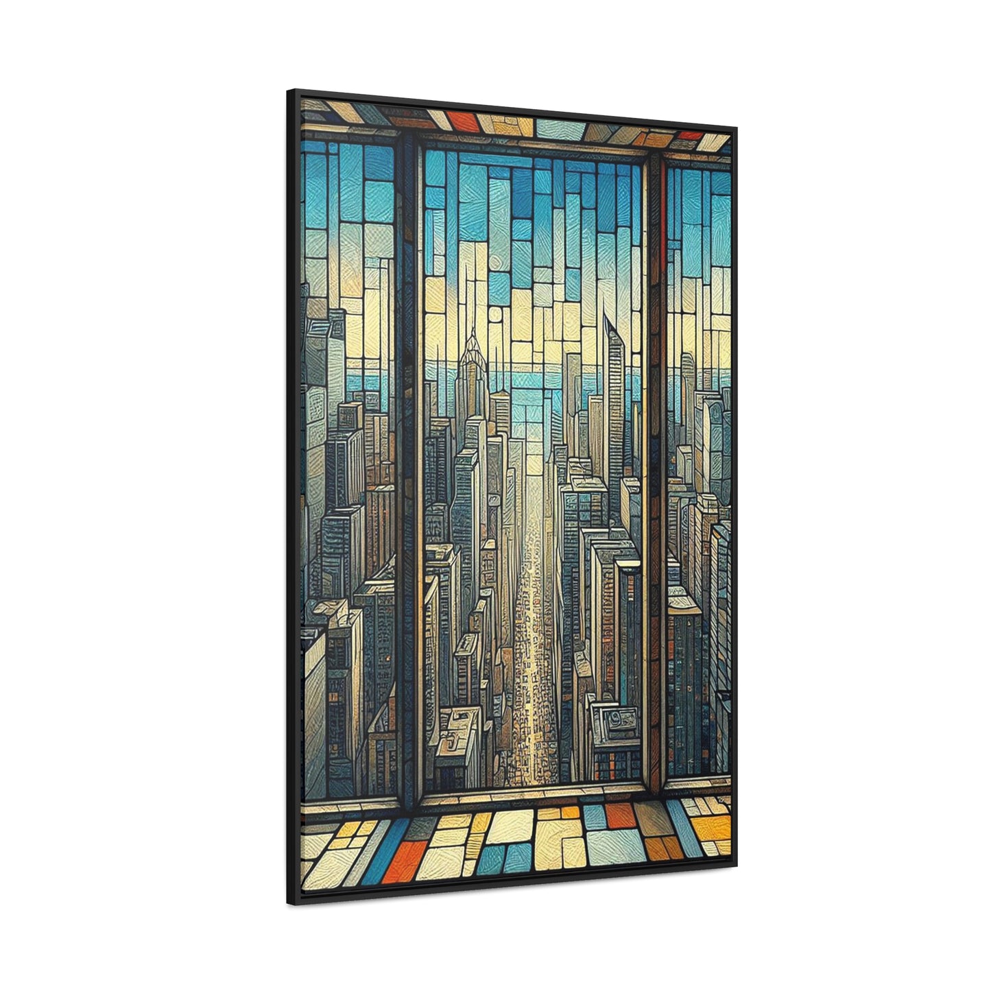 Canvas Wraps, The Stained Cityscape