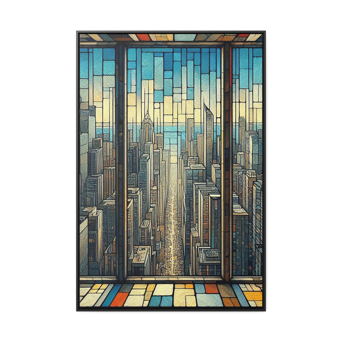 Canvas Wraps, The Stained Cityscape