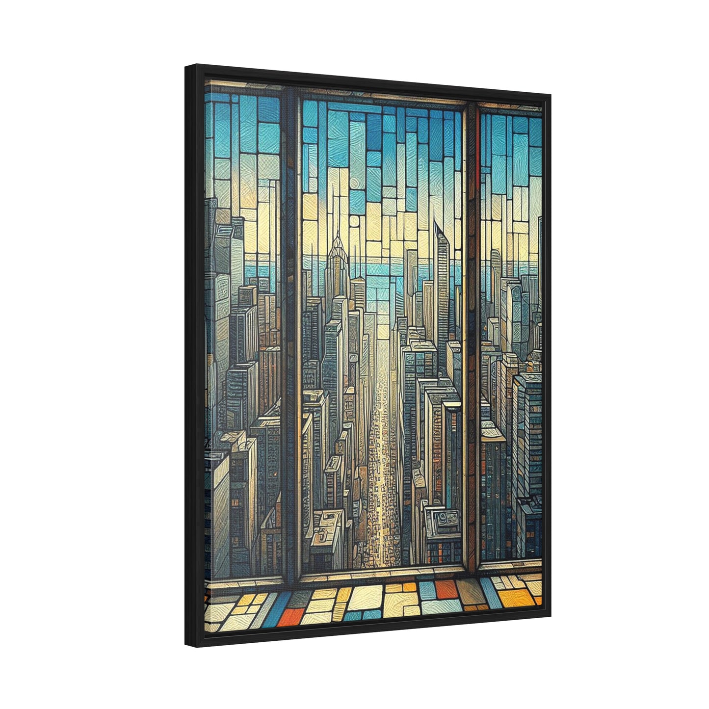 Canvas Wraps, The Stained Cityscape