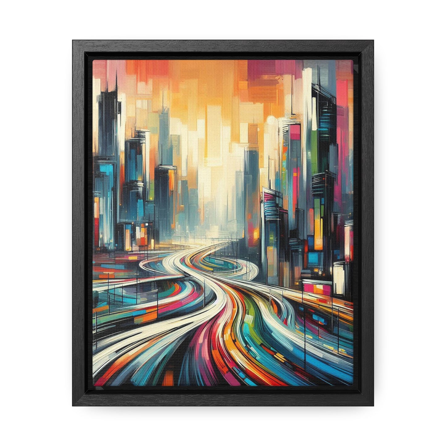 The Elysian Metropolis- Gallery Canvas Wraps, Vertical Frame